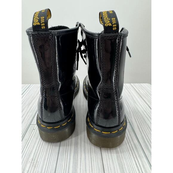 Dr. Martens 1460 W‎ Patent Leather Boots L Black Patent Lamper Women's Size 6 - Picture 7 of 10
